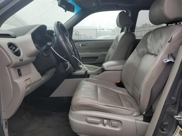 5FNYF4H58BB094741 - 2011 HONDA PILOT EXL GRAY photo 7