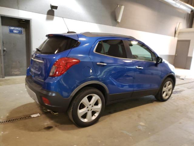 KL4CJASBXFB173563 - 2015 BUICK ENCORE BLUE photo 3