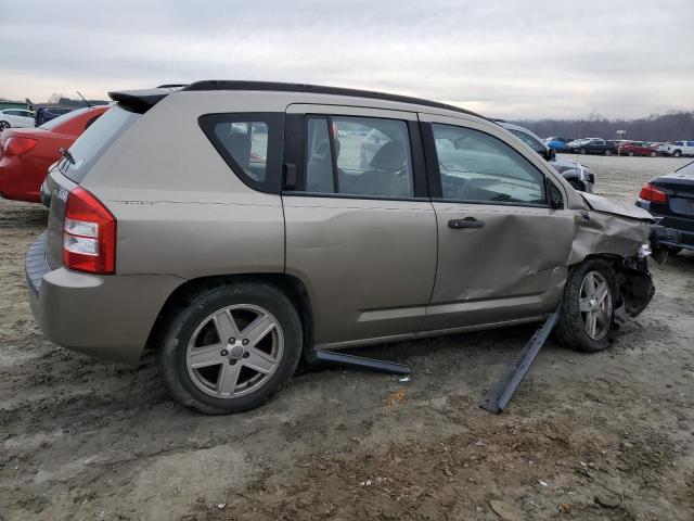 1J8FT47017D427083 - 2007 JEEP COMPASS TAN photo 3