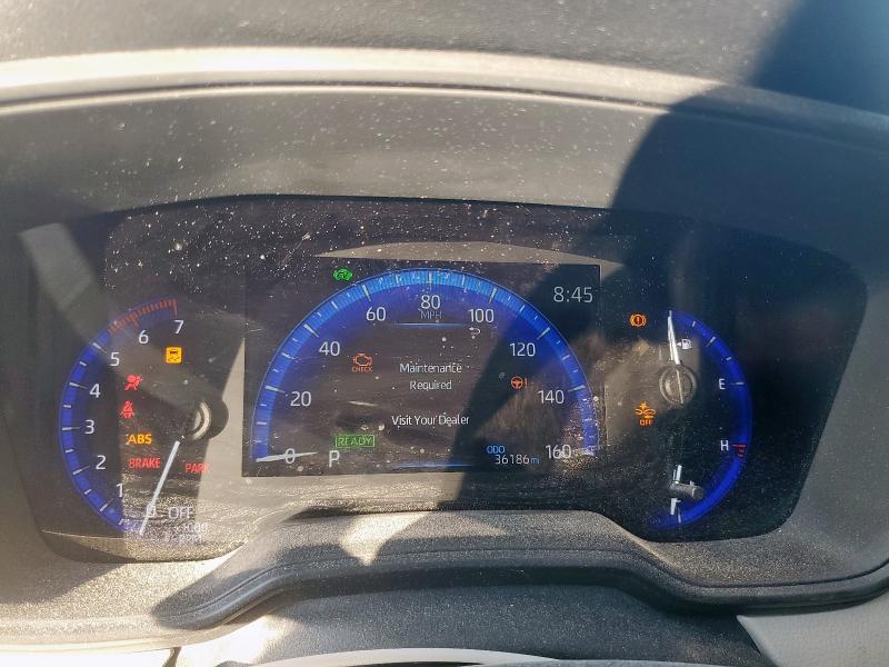 JTDEAMDE8MJ004622 - 2021 TOYOTA COROLLA LE SILVER photo 9