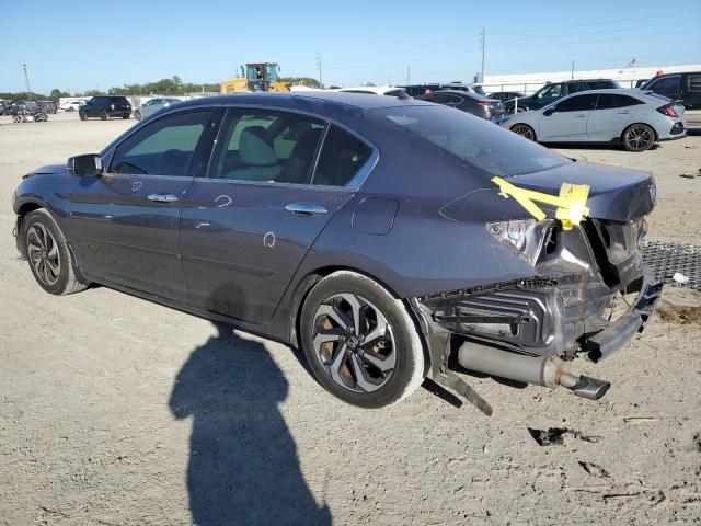 1HGCR3F02GA018260 - 2016 HONDA ACCORD EXL GRAY photo 2