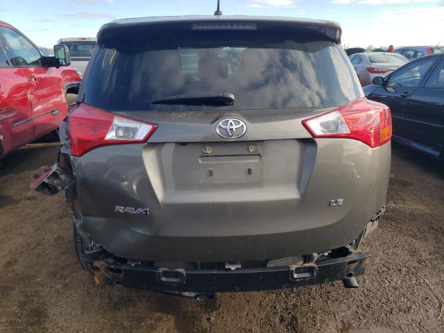 JTMZFREV9FD061850 - 2015 TOYOTA RAV4 LE GRAY photo 6