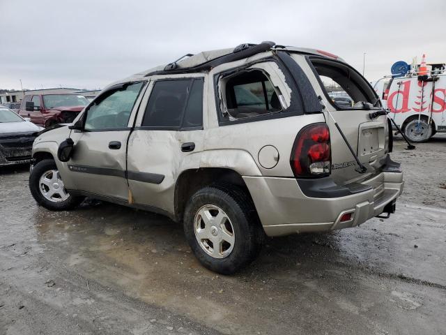 1GNDS13S832322545 - 2003 CHEVROLET TRAILBLAZE GRAY photo 2