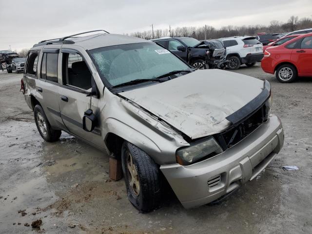 1GNDS13S832322545 - 2003 CHEVROLET TRAILBLAZE GRAY photo 4