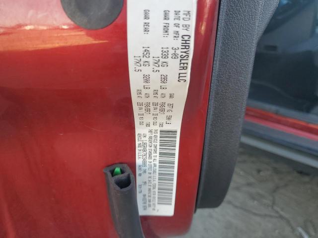 1J8GR48K79C548809 - 2009 JEEP GRAND CHER LAREDO Czerwony zdjęcie 12