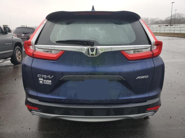 2HKRW6H31KH222141 - 2019 HONDA CR-V LX BLUE photo 6