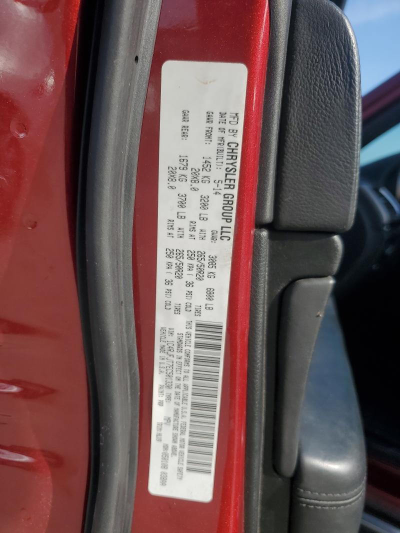 1C4RJFJT7EC501330 - 2014 JEEP GRAND CHER SUMMIT Rouge photo 13