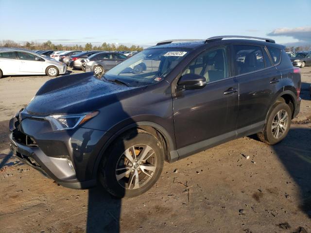 JTMRFREV3HJ137857 - 2017 TOYOTA RAV4 XLE GRAY photo 1