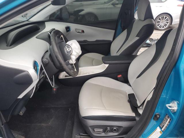 JTDKARFP7H3001719 - 2017 TOYOTA PRIUS PRIM 蓝色 照片 7