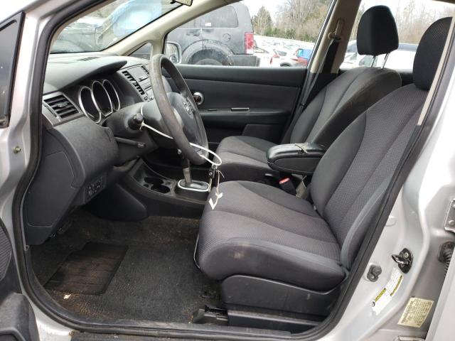 3N1BC13E27L386255 - 2007 NISSAN VERSA S SILVER photo 7