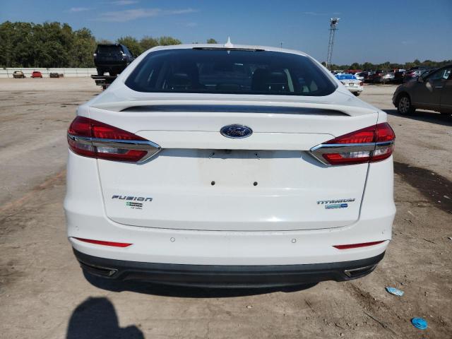 3FA6P0D97LR173622 - 2020 FORD FUSION TITANIUM Ақ фото 6