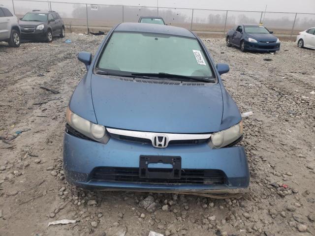 1HGFA165X8L013088 - 2008 HONDA CIVIC LX BLUE photo 5