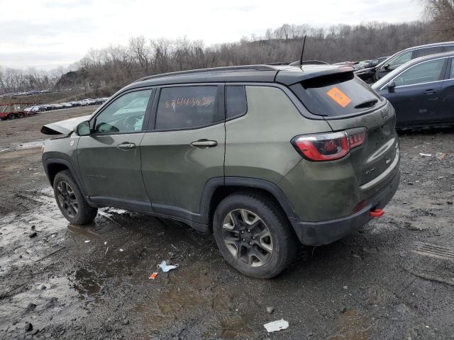 3C4NJDDB5JT249176 - 2018 JEEP COMPASS TRAILHAWK GREEN photo 2