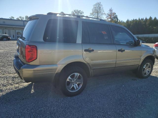 5FNYF18625B011090 - 2005 HONDA PILOT EXL ოქროსფერი ფოტო 3