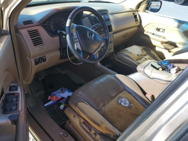 5FNYF18625B011090 - 2005 HONDA PILOT EXL ოქროსფერი ფოტო 8