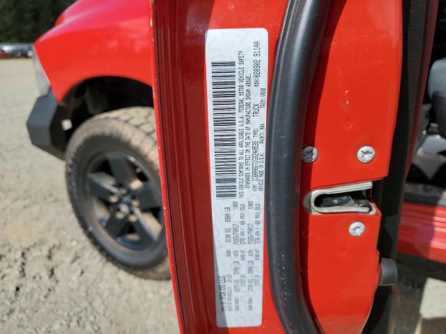 1C6RR6GT1GS240535 - 2016 RAM 1500 SLT RED photo 12