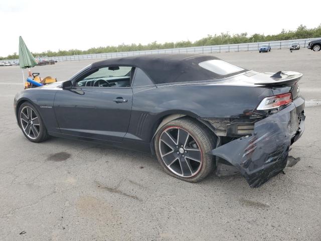 2G1FD3D3XF9193334 - 2015 CHEVROLET CAMARO LT BLACK photo 2