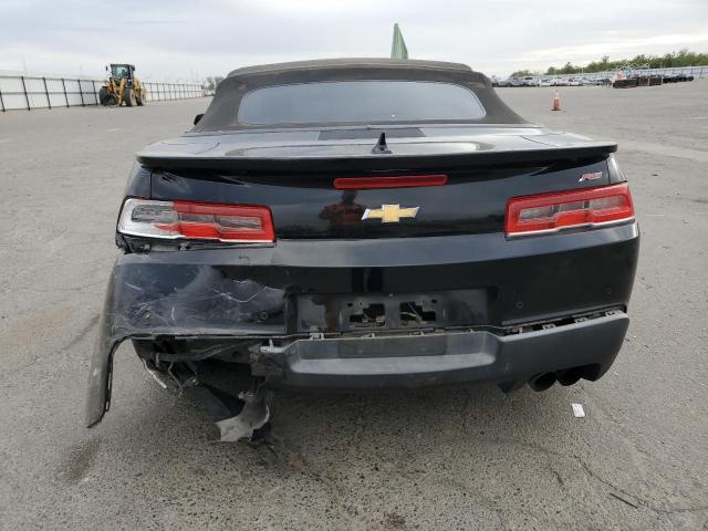 2G1FD3D3XF9193334 - 2015 CHEVROLET CAMARO LT BLACK photo 6