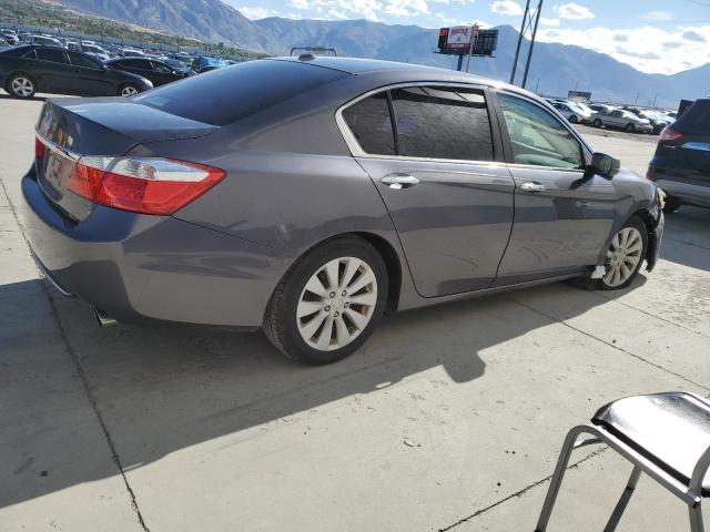 1HGCR2F80FA105086 - 2015 HONDA ACCORD EXL GRAY photo 3