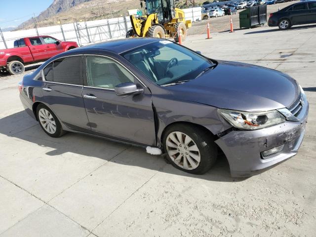 1HGCR2F80FA105086 - 2015 HONDA ACCORD EXL GRAY photo 4