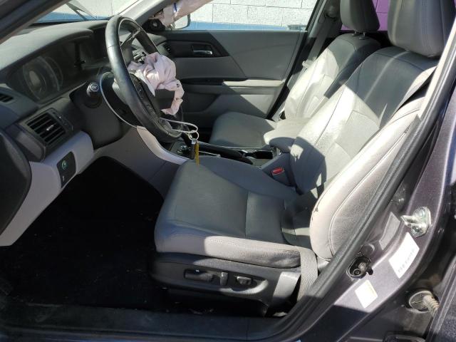 1HGCR2F80FA105086 - 2015 HONDA ACCORD EXL GRAY photo 7
