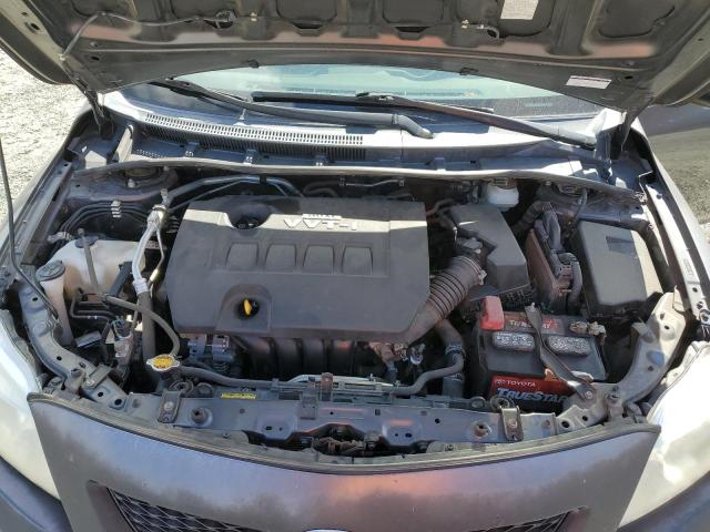 JTDBU4EE0AJ084437 - 2010 TOYOTA COROLLA BASE Графитовый фото 11