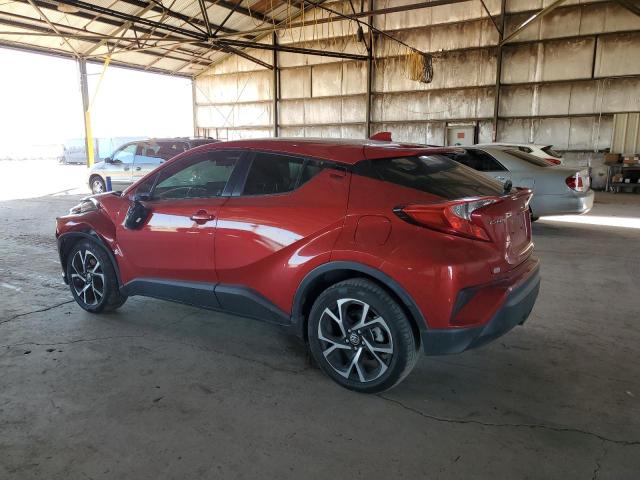 JTNKHMBX8L1069497 - 2020 TOYOTA C-HR XLE RED photo 2