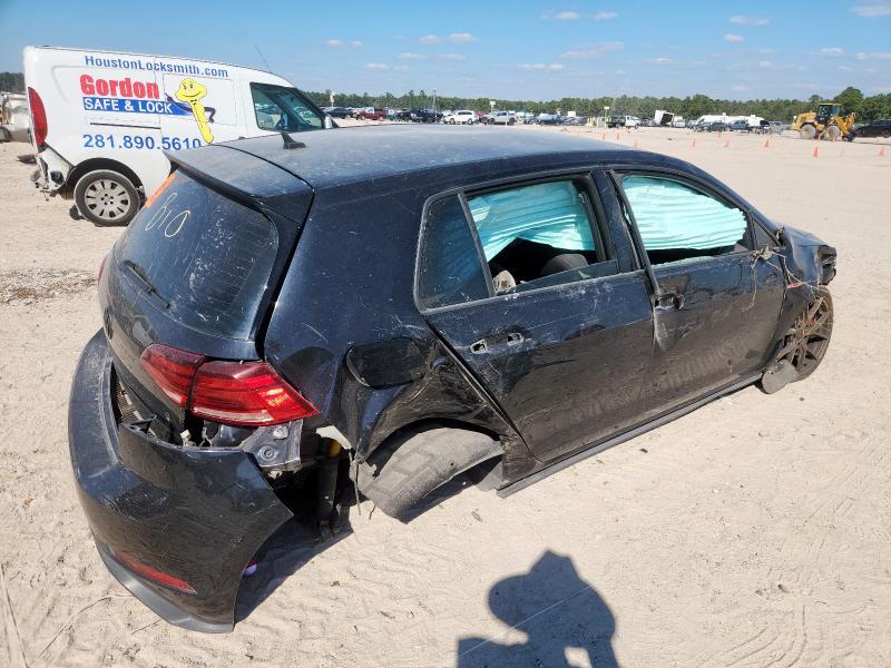 3VW5T7AUXKM012225 - 2019 VOLKSWAGEN GTI S BLACK photo 3