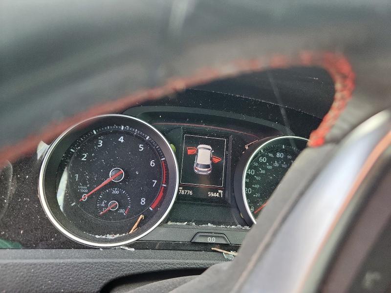 3VW5T7AUXKM012225 - 2019 VOLKSWAGEN GTI S BLACK photo 9