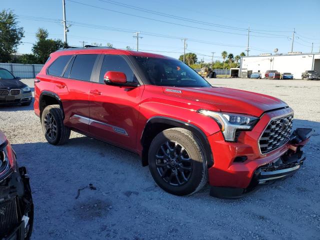 7SVAAABA6SX064119 - 2025 TOYOTA SEQUOIA SR5 RED photo 4