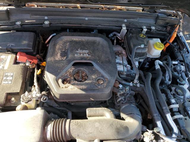 1C4JJXP62MW676649 - 2021 JEEP WRANGLER U SAHARA 4XE CHARCOAL photo 12