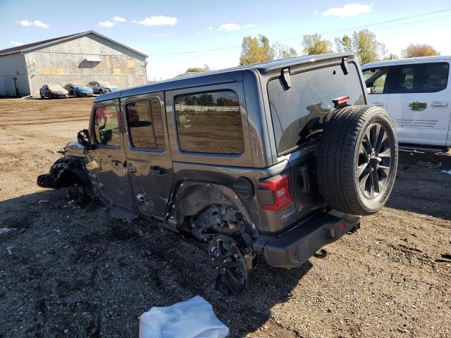 1C4JJXP62MW676649 - 2021 JEEP WRANGLER U SAHARA 4XE CHARCOAL photo 2