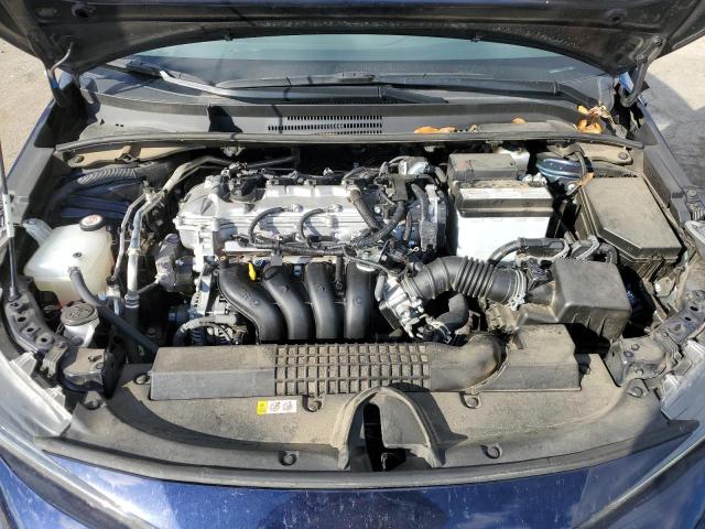 5YFEPMAE4NP320177 - 2022 TOYOTA COROLLA LE BLUE photo 11