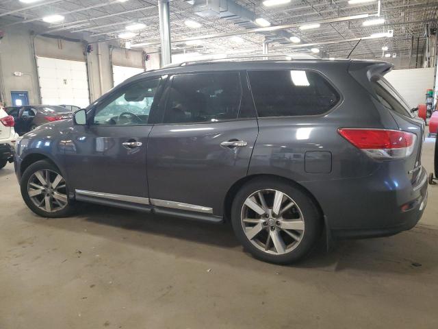 5N1AR2MM1DC607124 - 2013 NISSAN PATHFINDER S GRAY photo 2