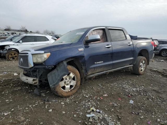 5TFHW5F12AX149078 - 2010 TOYOTA TUNDRA CREWMAX LIMITED BLUE photo 1