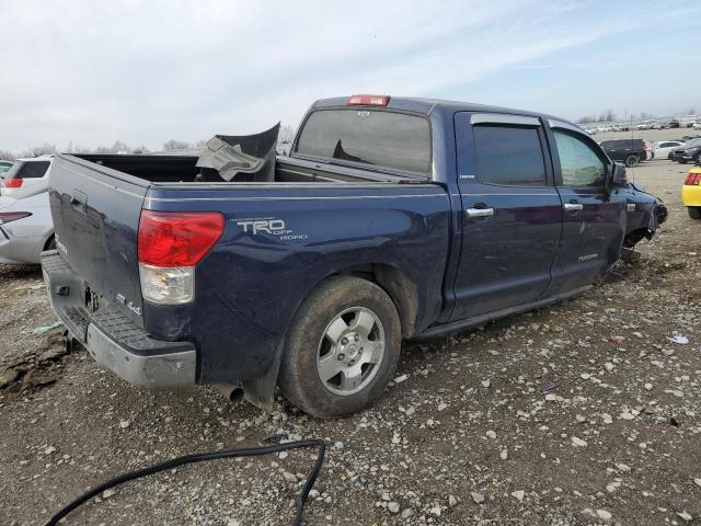 5TFHW5F12AX149078 - 2010 TOYOTA TUNDRA CREWMAX LIMITED BLUE photo 3