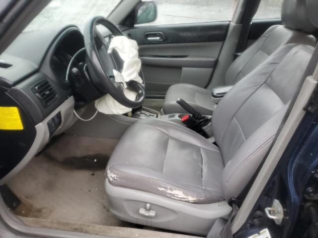 JF1SG65606H745030 - 2006 SUBARU FORESTER 2.5X PREMIUM BLUE photo 7