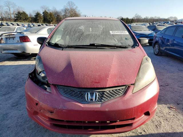 JHMGE88219C003021 - 2009 HONDA FIT RED photo 5