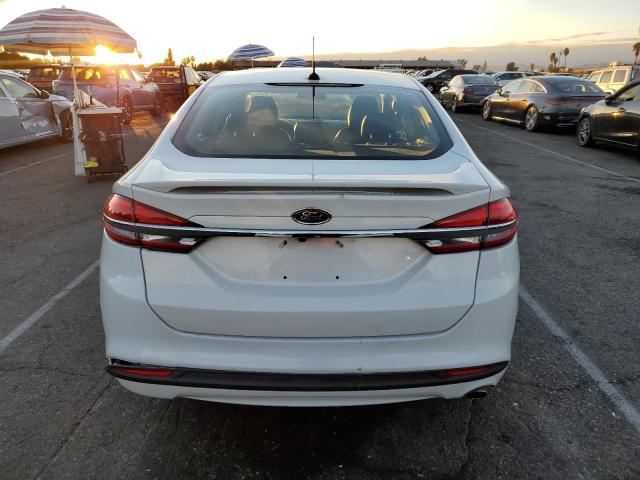 3FA6P0LU2JR219599 - 2018 FORD FUSION SE HYBRID WHITE photo 6