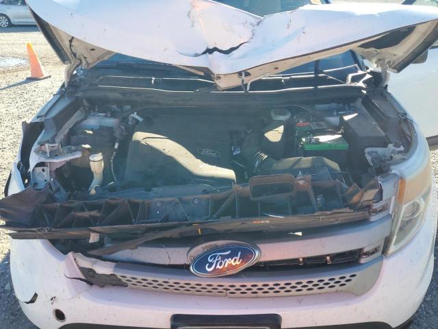 1FM5K8B86EGC38737 - 2014 FORD EXPLORER WHITE photo 12