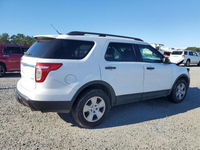 1FM5K8B86EGC38737 - 2014 FORD EXPLORER WHITE photo 3