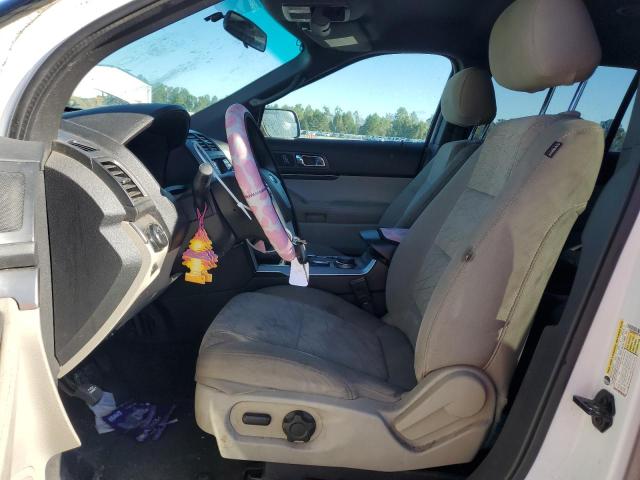 1FM5K8B86EGC38737 - 2014 FORD EXPLORER WHITE photo 7