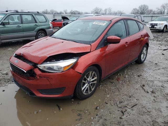 1FADP3K28JL310593 - 2018 FORD FOCUS SE RED photo 1