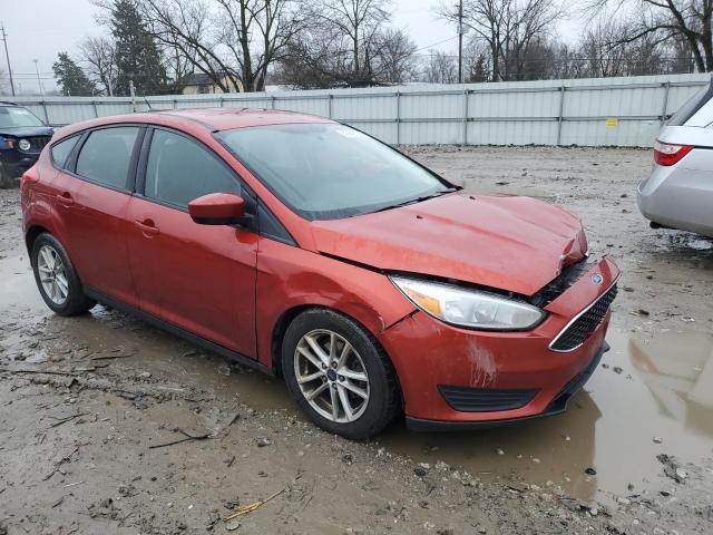 1FADP3K28JL310593 - 2018 FORD FOCUS SE RED photo 4