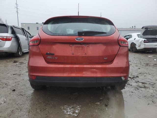 1FADP3K28JL310593 - 2018 FORD FOCUS SE RED photo 6