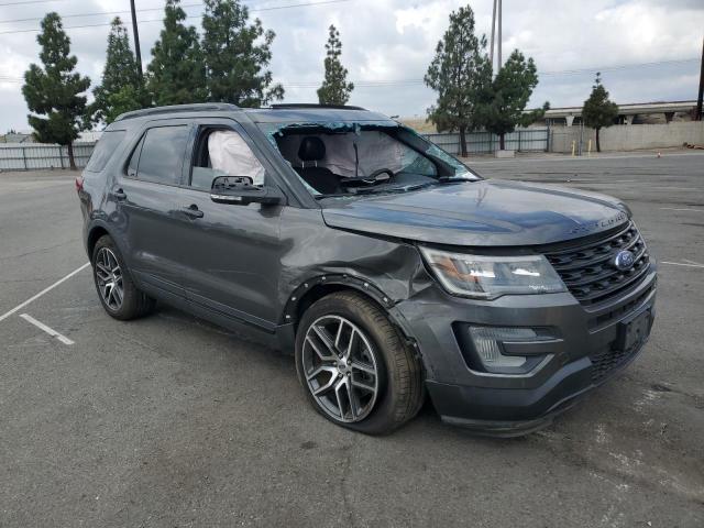1FM5K8GT9GGA85965 - 2016 FORD EXPLORER SPORT Темно-сірий фото 4