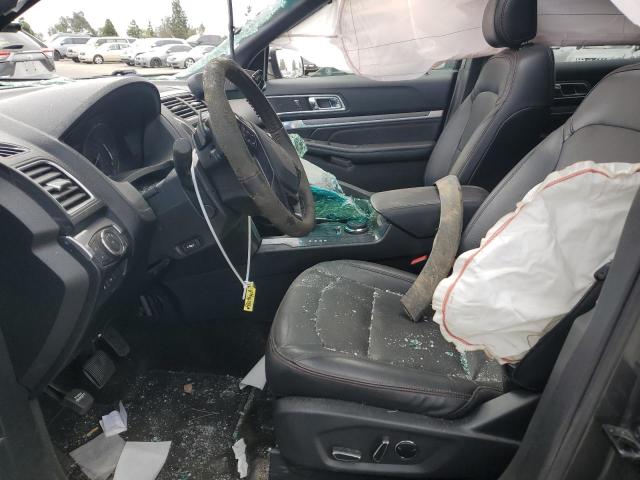 1FM5K8GT9GGA85965 - 2016 FORD EXPLORER SPORT Темно-сірий фото 7