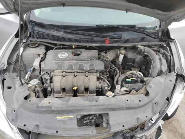 1N4AB7AP8DN900341 - 2013 NISSAN SENTRA S SILVER photo 11