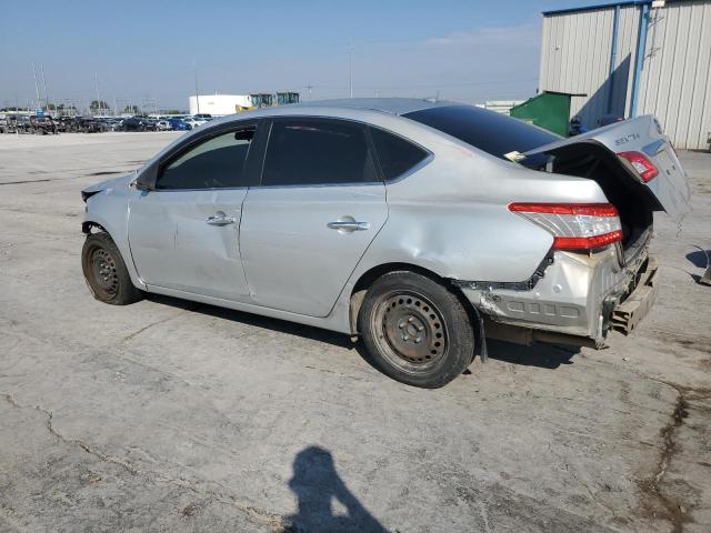1N4AB7AP8DN900341 - 2013 NISSAN SENTRA S SILVER photo 2
