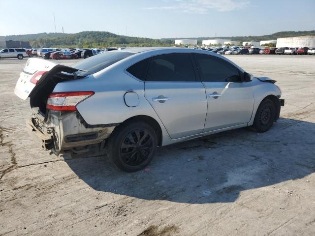1N4AB7AP8DN900341 - 2013 NISSAN SENTRA S SILVER photo 3